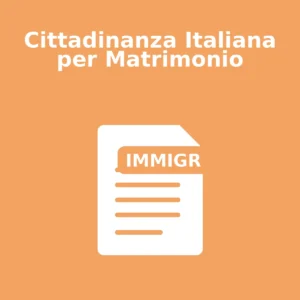 Cittadinanza Italiana per Matrimonio