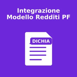Integrazione Modello Redditi PF