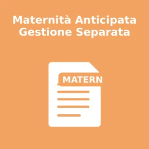 Maternità Anticipata Gestione Separata